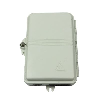 6Port τελικό Sc APC/UPC SM SX PC+ABS κιβωτίων οπτικών ινών ανοικτό γκρι για τις τηλεπικοινωνίες