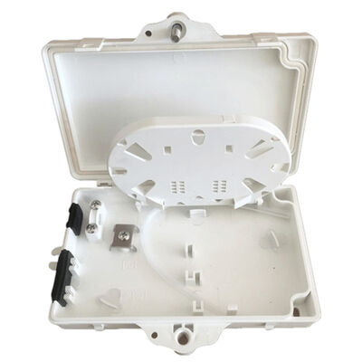 2Port Optic Fiber Terminal Box FTTH Υπαίθριος/Εσωτερικός υπολογιστής ABS Υλικό ανοιχτό γκρι