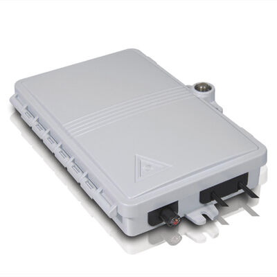 2Port Optic Fiber Terminal Box FTTH Υπαίθριος/Εσωτερικός υπολογιστής ABS Υλικό ανοιχτό γκρι