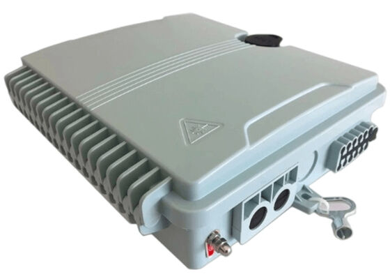 Τελικό κιβώτιο 12Port SC/LC/ST/FC IP-66 UPC/APC ανοικτό γκρι FTTH οπτικών ινών