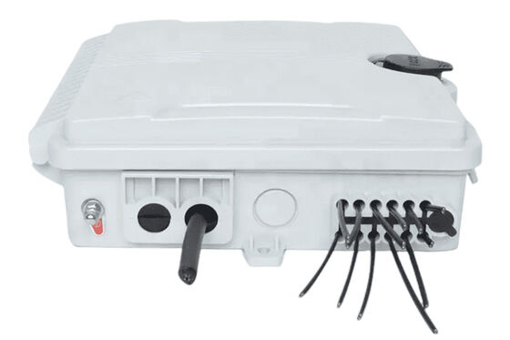 Τελικό κιβώτιο 12Port SC/LC/ST/FC IP-66 UPC/APC ανοικτό γκρι FTTH οπτικών ινών