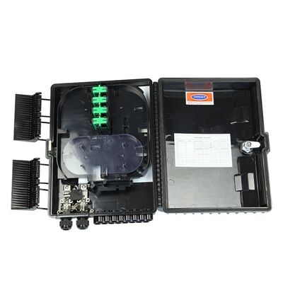16Port τελικό τοίχος-υποστήριγμα PLC SM/MM κιβωτίων SC/LC/ST/FC LGX οπτικών ινών
