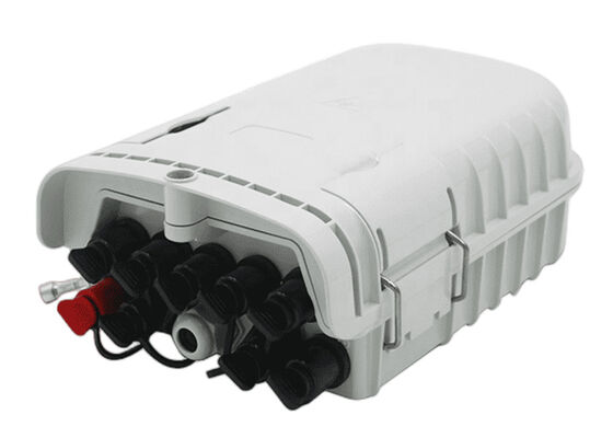 PLC 8 γκρίζο οπτικό τελικό προσάρτημα IP65 ABS κιβωτίων λήξης ινών λιμένων