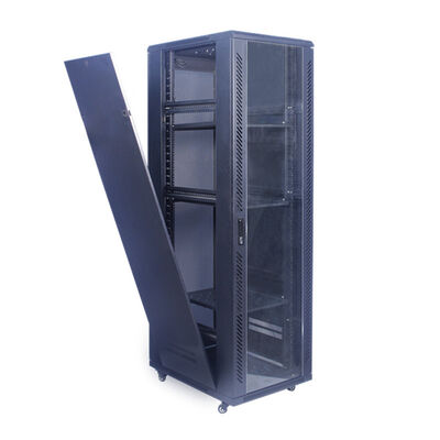 Στάση SPCC 42U 600*1000*2000MM πατωμάτων γραφείου ραφιών κεντρικών υπολογιστών PDU