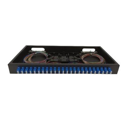 FTTH ODF Επιτοίχια βάση 48 Fiber Optic Patch Panel με LC Duplex Coupler Pigtails